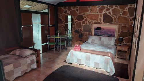 1 double bed