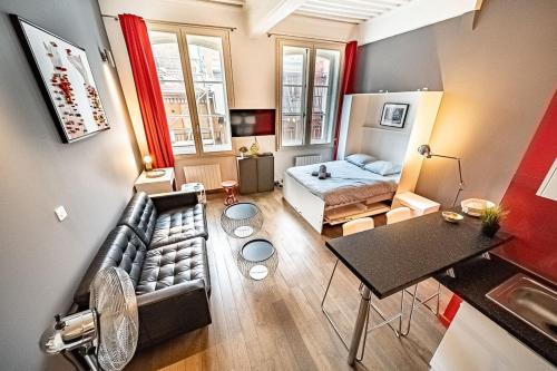 Le petit Pradel-studio cosy-Opéra Hôtel de Ville - Location saisonnière - Lyon