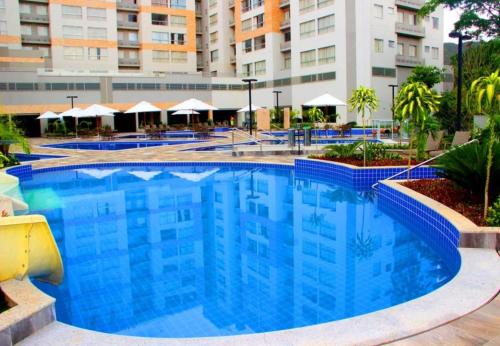 HOTELParque Veredas flat 327 VISTA PARA PISCINA ASCESSO AO RIO AO LADO DO HOT PARK FABULOSO