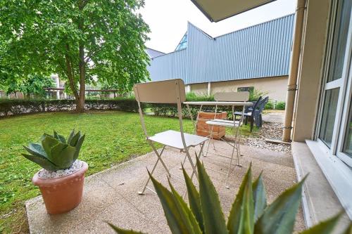 Le petit Bourbonnais - patio privatif- métro Valmy
