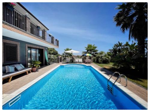  Etna Pool Villa Catania-Sea view in Mascalucia