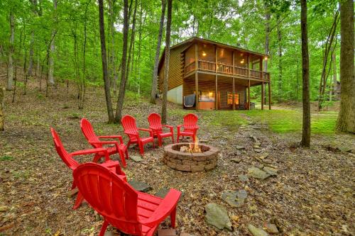 B&B Cherry Log - Bear End - Beautiful Modern Cabin with Hot Tub - Bed and Breakfast Cherry Log