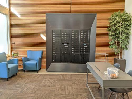 ล็อบบี้, A premier smart condo with parking near สวนสัตว์ วู้ดแลนด์พาร์ค