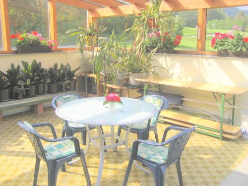 شرفة/ تراس, Pension Feiken in Wesenufer