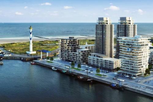 Luxueus & nieuw 2-slaapkamerappartement met garage - Location saisonnière - Ostende