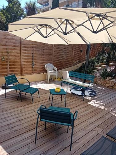 NICE- GAIRAUT - JARDIN PRIVE- GRAND F1 LUMINEUX-Piscine Collective, Nice (fotografie 6)