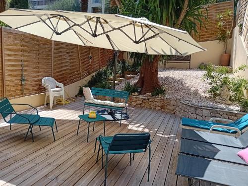 NICE- GAIRAUT - JARDIN PRIVE- GRAND F1 LUMINEUX-Piscine Collective, Nice (fotografie 3)