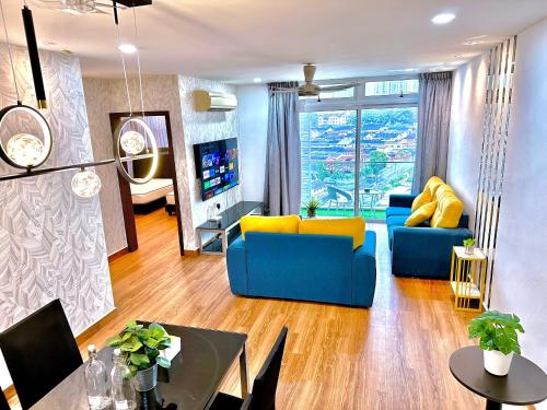 KSL City Mall 7-10pax -2Bedroom-Netflix-Smart TV65inch