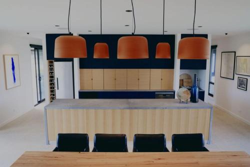 ห้องครัว, Stony Rise Lodge in โรบิ