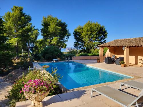 景觀, Chambre privée, piscine, pool house, cuisine d'été (Chambre privee, piscine, pool house, cuisine d'ete) in 拉西奧塔