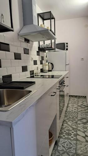 virtuve, Apartments Damjan in Brist