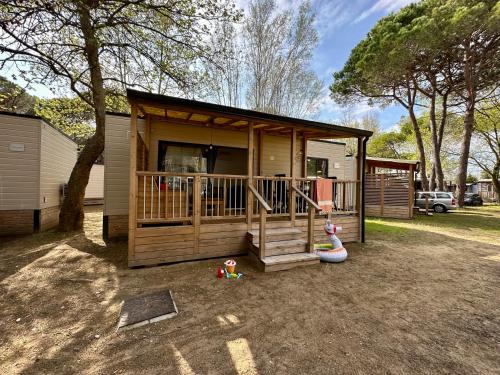 Estivo Premium Deluxe mobile homes on Camping Ca Savio