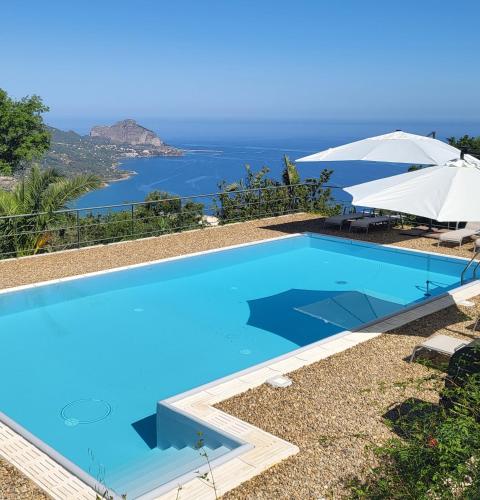 cefalù nest pool house terrace sea view in Cefalú