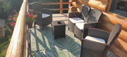Balkons/terase, Chalet Ursa Mare in Pucioasa