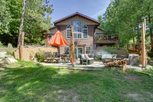 Lakefront Deer River Apt with Dock, Fire Pit and Patio