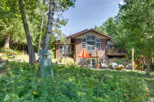 Lakefront Deer River Apt with Dock, Fire Pit and Patio