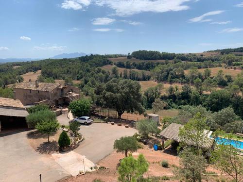 A szálláshely kívülről, Masia La Roca in Szentpedor
