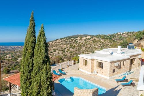 Villa Heaven: Large Private Pool, Sea Views, A/C, WiFi, Eco-Friendly - Polis
