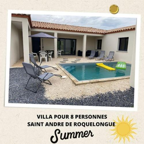 Jolie Villa moderne - Location, gîte - Saint-André-de-Roquelongue
