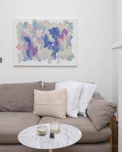 Light filled studio with view of Regents Park, London