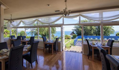 Restaurang, Luccombe Manor Country House Hotel in Södra Shanklin