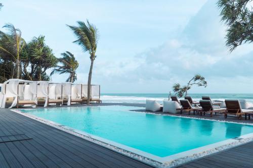 Swimming pool, Mosvold Villa in Unawatuna