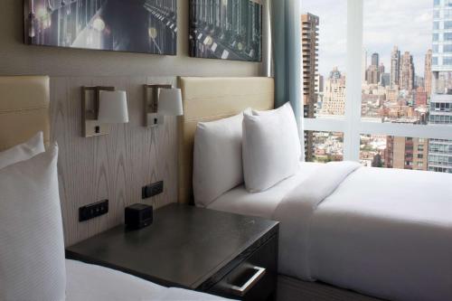 Two Double Beds Premium City View room in DoubleTree By Hilton New York Times Square West