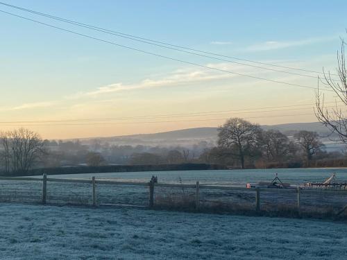 Cosy and rural Lodge at Goldhill Glamping