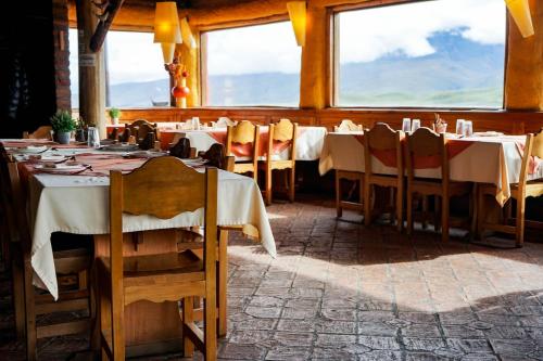 Restaurant, Hotel Tambopaxi Lodge in Cotopaxi