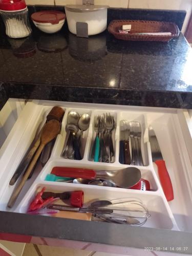 Kitchen, OCEAN BLUE - Praias Paradisiacas ambiente Familia. in Jardim Nautilus