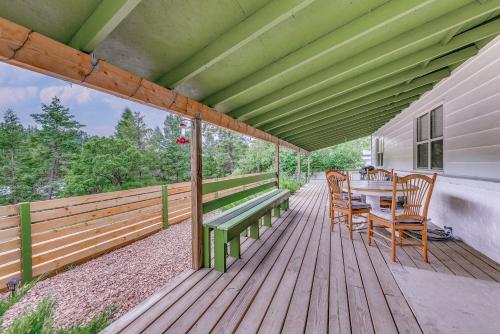 Serene Cloudcroft Sanctuary Deck, Walk to Town!