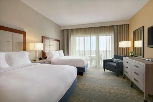 Queen Suite with Two Queen Beds - Poolside room in Hilton Suites Ocean City Oceanfront