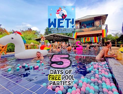 WET! a Pool Party Hostel by Wild & Wandering เกาะพะงัน