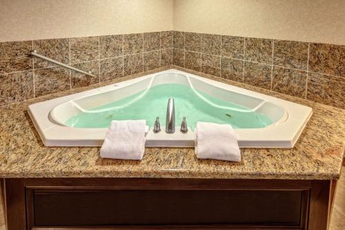 ห้องน้ำ, Hampton Inn Cambridge in เคมบริจด์ (OH)