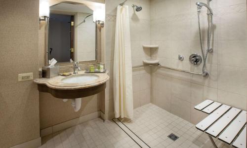 King Room with Roll-In Shower - Mobility/Hearing Accessible