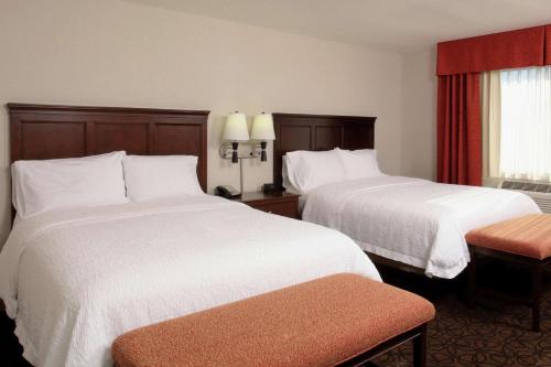 2 queen beds, 1 sofa bed