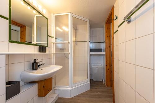 Bathroom, Appartement EBB in Grossmorsum