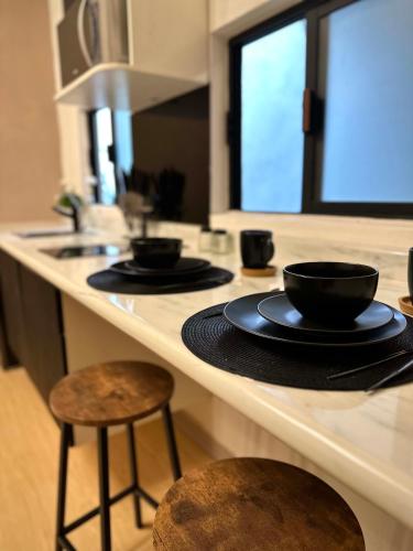 Suite moderna en Condesa - Cocina y baño privados