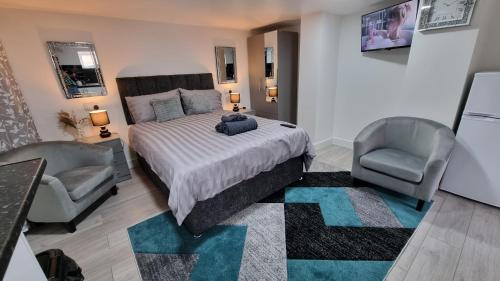 Comfy Studio apartment with Wi-Fi and Smart TV