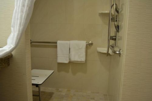 Queen Suite with Two Queen Beds and Roll-In Shower - Mobility Access/Non-Smoking