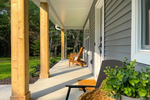 Chic Wisconsin Retreat with Deck, Grill and Fire Pit!