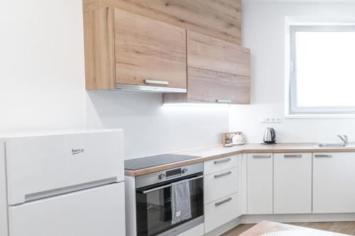 特日涅茨 Samoobsluzne Apartmany Evicenstvo 3星级 民宿 餐厅