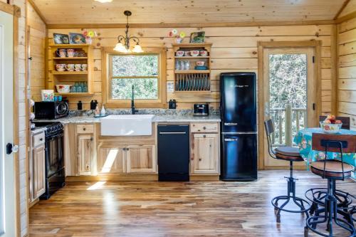 Conifer Log Cabin Rental with Private Hot Tub and Pond in Conifer, USA
