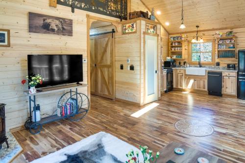 Conifer Log Cabin Rental with Private Hot Tub and Pond in Conifer, USA
