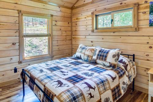 Conifer Log Cabin Rental with Private Hot Tub and Pond in Conifer, USA