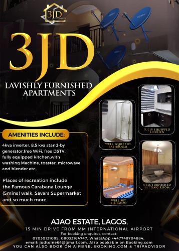 3JD Lavishly Furnished 3-Bed Genius - image 2