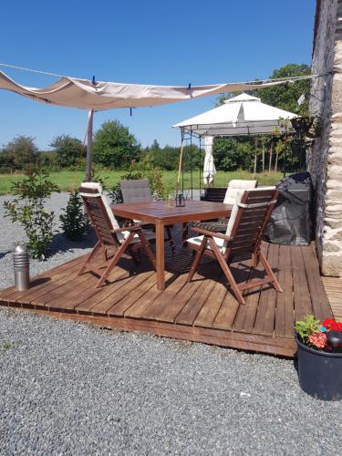 Grange Bouton d Or sleeps 2 quiet countryside location Boussac medieval town
