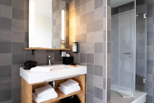 Greet Hotel Rennes Pace - 샤워실