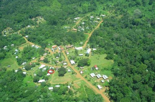 Exterior view, Carbet Bawouette in Saint-Laurent-du-Maroni