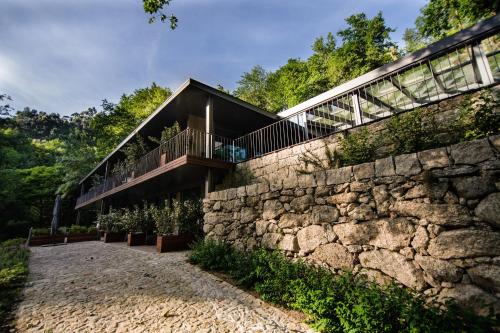 ระเบียง/ชานเรือน, Quinta dos Carqueijais Resort & Wellness Gerês in วัลโดเซนเด
